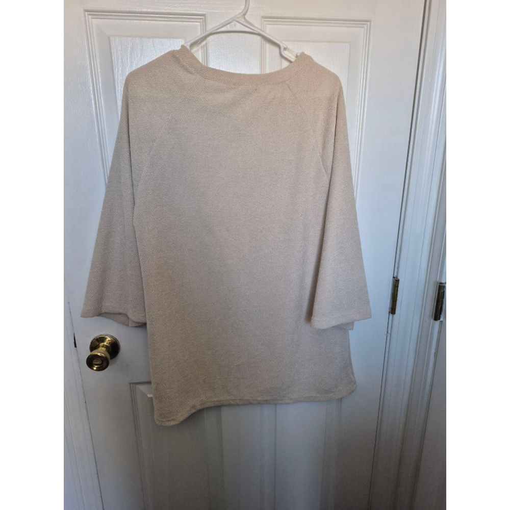Women's White Birch Tunic Top L Beige - Picture 4 of 4